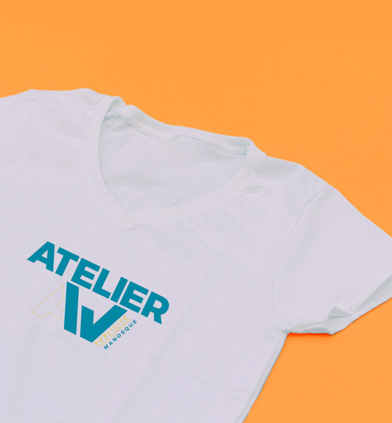 Objets publicitaires T-shirt Atelier W Manosque